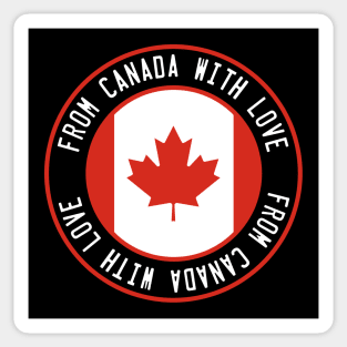 From Canada with love Sticker